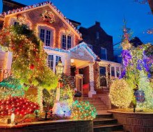 Enjoy the magic of Christmas in Dyker Heights as the neighborhood lights up for the festive season. Photo courtesy of Dyker Heights Lights