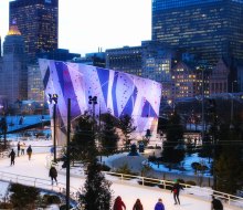 Delight in an outdoor rink across Chicago. The Skating Ribbon is a popular destination. Photo courtesy of Maggie Daley Park