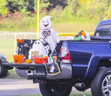 Meet the friendliest ghosts and see fun displays when you trunk-or-treat in Connecticut this year! Photo courtesy of the East Haven Rotary Club