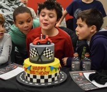 Rev up your engines for a high-speed go-kart birthday party. Photo courtesy of K1 Speed