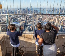 The Empire State Building is a classic NYC landmark that's worth visiting with kids during your next NYC trip or daycation. 