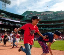 Big league fun awaits at Boston's top attractions for kids. Photo courtesy of Fenway Park