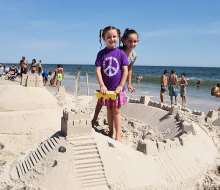 Build the perfect sand castle on one of Fire Island's pristine beaches. Photo courtesy of the National Park Service 