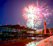 Fireworks light up the night sky at Callaway Gardens. Photo courtesy of the gardens