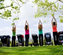 Stroller Strides is all about self-care in a supportive and encouraging environment. Photo courtesy of FIT4MOM/Stroller Strides.