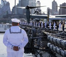 The USS Bataan is set to sail into New York Harbor for Fleet Week 2024. US Navy photo by Mass Communication Specialist 3rd Class Bradley Rickard