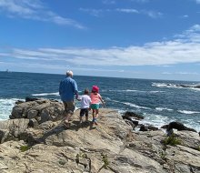 Walk the rocks at Fort Williams for views of Portland Head Light and the waves.
