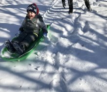 Westchester has sledding hills for everyone from tots to teens. Photo by Marisa Iallonardo