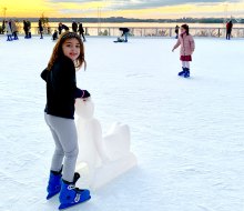 The rink at Gaylord National Resort is the perfect place to go ice skating in December. Photo by Jennifer Marino Walters