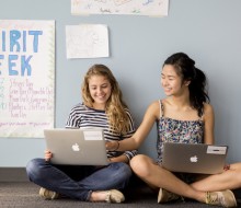 High school girls interested in computer science are encouraged to apply. Photo courtesy Girls Who Code