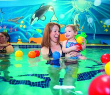 Try a mommy and me swim lesson in Boston