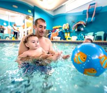 Take your little fishies to a class at Goldfish Swim School.