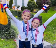 Bring home a gold-medal worthy candy haul visiting the best neighborhoods to trick-or-treat in Connecticut for Halloween 2023! Photo courtesy of the Westport Moms Facebook page.