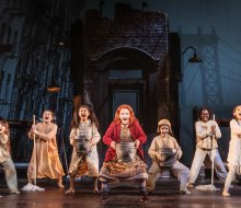 Annie takes over the stage at The Theater at Madison Square Garden this holiday season. Photo by Matthew Murphy