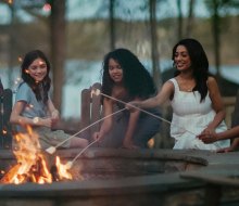 Make a toasty s'more at The Ritz-Carlton Reynolds, Lake Oconee during a cozy winter trip for the family. Photo courtesy The Ritz-Carlton Reynolds, Lake Oconee