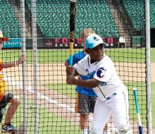 Houston has several fun baseball summer camps. Photo courtesy of the Space Cowboys Baseball Camp