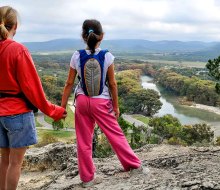 Explore 16 miles of trails, some leading to bird's-eye views. Photo courtesy of Texas Parks & Wildlife