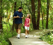 Explore the 21 miles of trails around the park, of varying lengths and difficulty to suit your family’s needs.