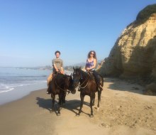 Riding the beach with Los Padres Outfitters, photo by Mommy Poppins