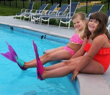 Get your fins wet at the pool at the Circle Inn. 