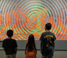 Allow yourself to get drawn into the mesmerizing art at the Morris Museum next time you're looking for indoor activities for kids in New Jersey. Photo by Kaylynn Chiarello Ebner