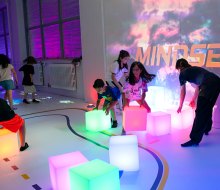 CREA's interactive games draw kids into a world of fun.