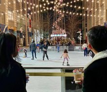 Dress warm for an alfresco skate at Industry City. 