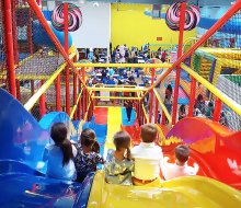 Kanga's Indoor Playspace offers activities and fun for all ages and makes a great indoor birthday party destination. 