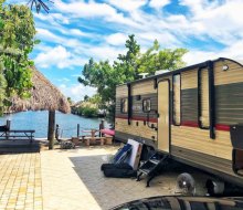 The Key Largo Campground in Florida is located on 40 acres of tropical foliage. Photo courtesy of the campground