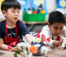 Kids can make their own masterpieces this summer at art camps for Boston kids. Photo courtesy of the MFA Kids Studio Art Classes