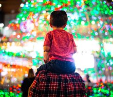 DTLA sparkles each night during the holiday season. Photo courtesy of The Bloc