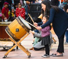 Welcome the Year of the Snake at the Oshogatsu Family Festival. Event photo by Doug Mukai for JANM