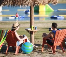 Swim and play at the water park at this campground. Photo courtesy of Lake Hemet Campground