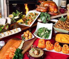 Whether dining in our taking out, restaurants open on Thanksgiving in Connecticut will set the table for your family! Photo courtesy of Bernard's