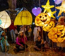 Light up the night at Baltimore's Great Halloween Lantern Parade. Photo courtesy of Creative Alliance