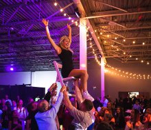 A party at Wonderfly Arena comes with your choice of activities including Nerf wars, virtual-reality gaming, ping-pong, and more. Bat Mitzvah photo by Ryan Fey, courtesy of the venue