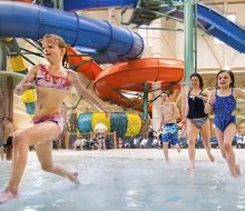 The new Great Wolf Lodge in Webster features a 92,000-square-foot water park.