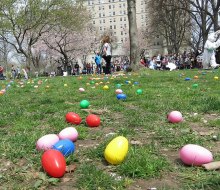 TNF hosts an Easter egg hunt in Sakura Park on April 16. Photo courtesy of the event