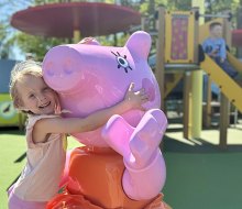 Peppa Pig fans can play in the precious pink pigs treehouse and other well-know spots when Legoland New York's new Peppa Pig Playground opens in 2025. Photo courtesy of Legoland New York