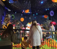 Get your pumpkins, meet Otto the Ghost, and enjoy the fall festivities at Hicks Nurseries. Photo courtesy of Hicks