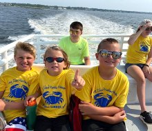 Budding marine biologists will learn about local ecology at the Long Island Maritime Museum's summer camps. Photo courtesy of the museum