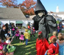 Don your best Halloween costume for trick-or-treating in Stony Brook Village. Photo courtesy of the village