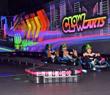 Throw a glow-karting or laser tag party for your winter baby at Xplore. Photo by Jaime Sumersille