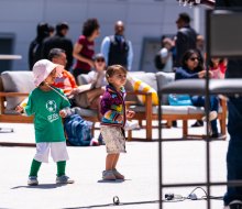 Eat and dance at the Live Music Lunch Series at Thrive City. Photo courtesy of the Chase Center.