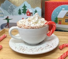 Cozy up to a specialty hot chocolate at Café Portofino in Northport. Photo courtesy of Café Portofino