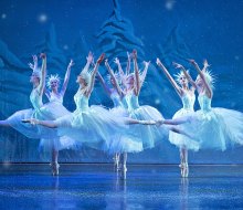 Los Angeles Ballet's gorgeous Nutcracker production soars. Photo by Reed Hutchinson