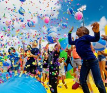 Big Bounce America lands at Citi Field at the end of the month. Photo courtesy Big Bounce.