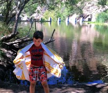Go swimming at Malibu Creek State Park. Photo by Meghan Rose