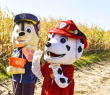 Special weekends include characters in costume! Photo courtesy of Marini Farm