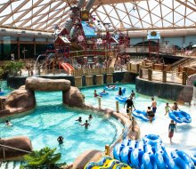 This water park is so much fun, it made our list of the best indoor water parks in the US. Photo courtesy of Massanutten Resort